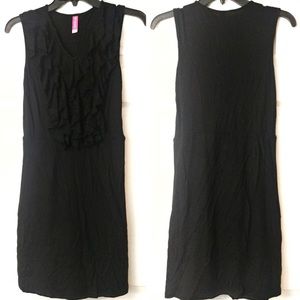 FASHION SPY Size S Black Ruffled Sleeveless Dress